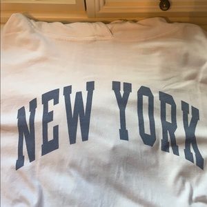 White “NEW YORK” Hoodie